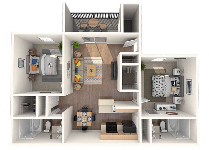 Zinc B2 2076E 2076E floor plan