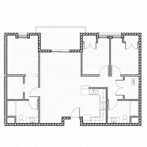3 Bedroom 217 217 floor plan