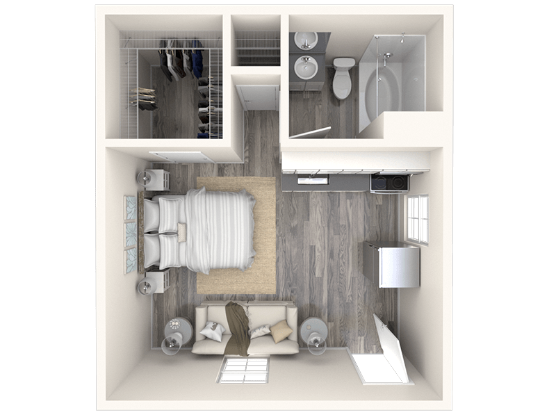Studio 823-2 823-2 floor plan