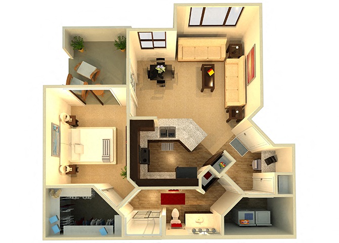 A4 N1030 N1030 floor plan