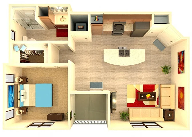 L1 - Loft S2070 S2070 floor plan