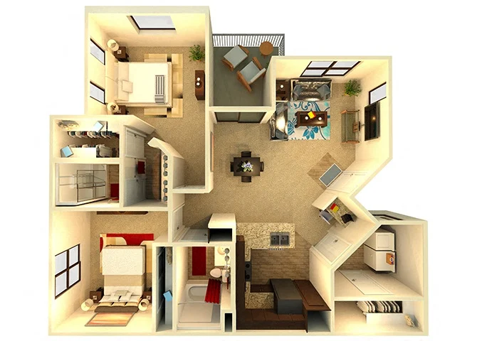 B4 S3054 S3054 floor plan