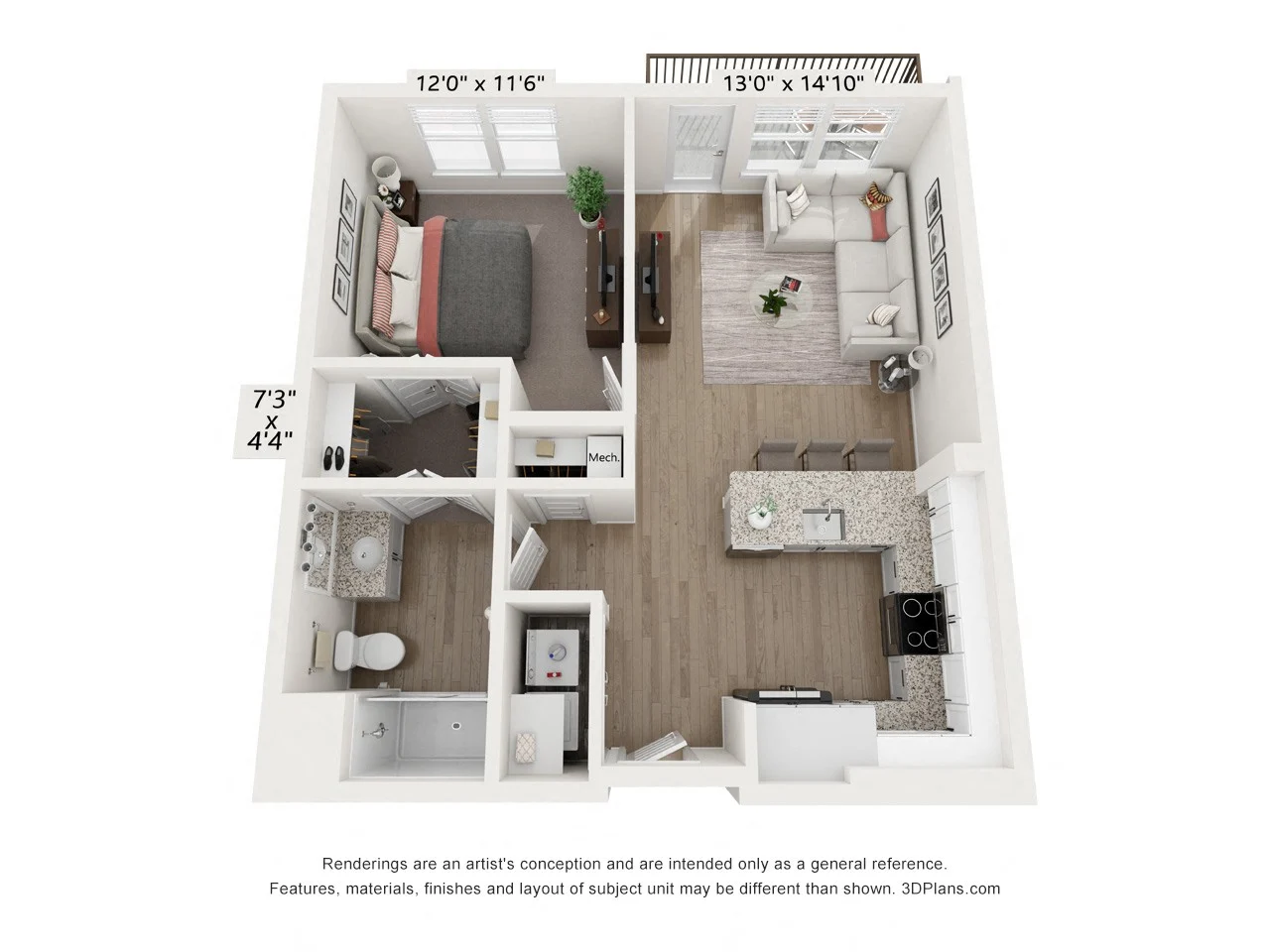 A3 - Cobalt 6408 6408 floor plan