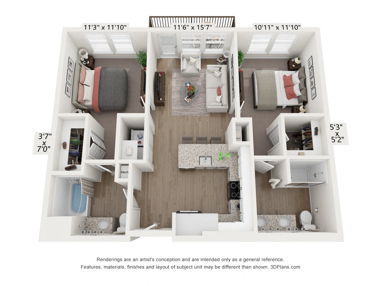 B1 - Lagoon 6303 6303 floor plan