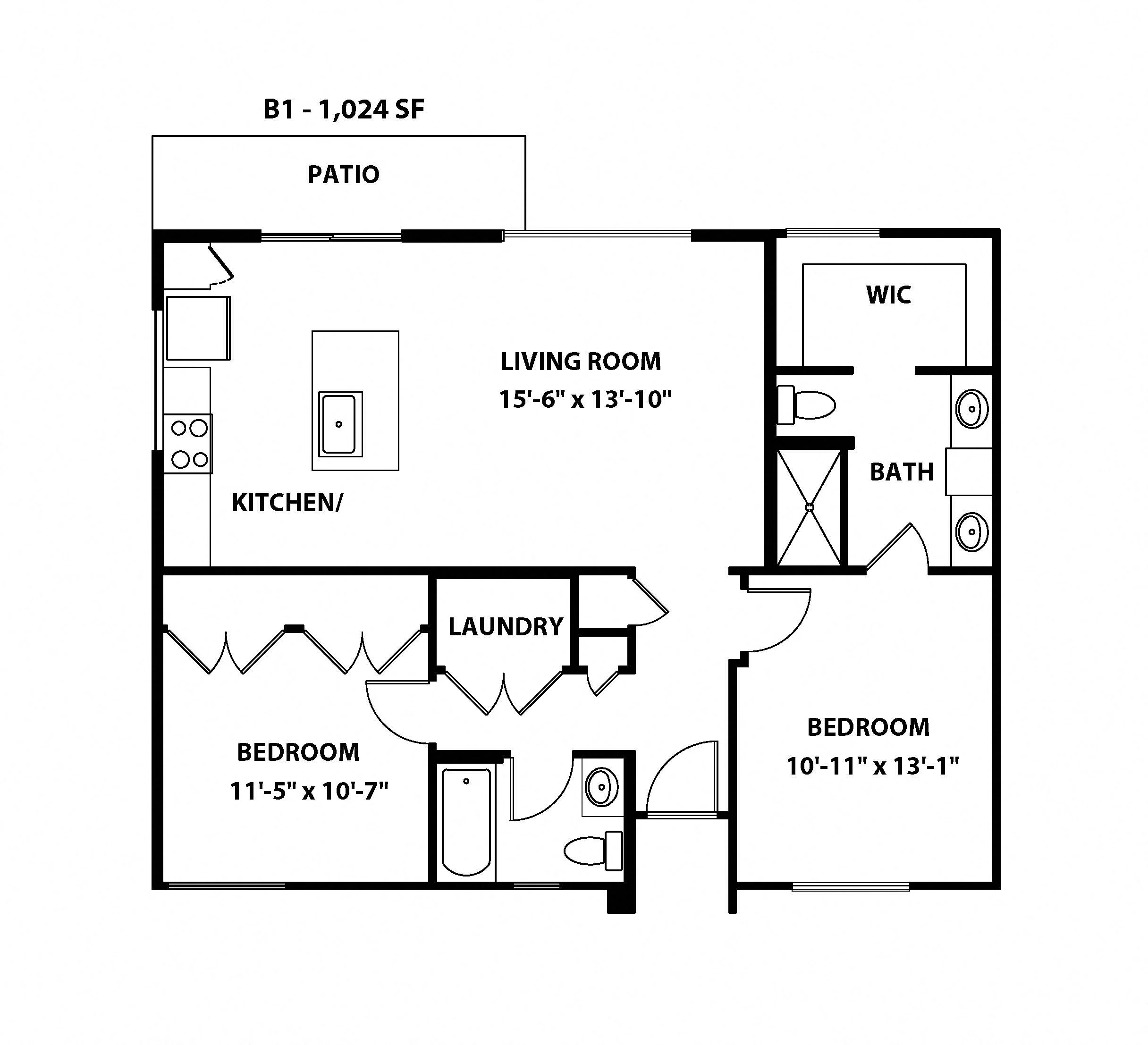 Unit 1123 1123 floor plan