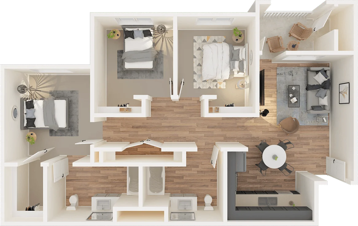 C2 Family 08107AA 08107AA floor plan