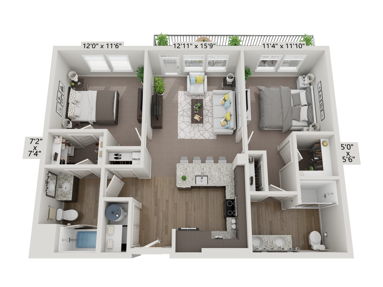 B2 - Summit 3026 3026 floor plan