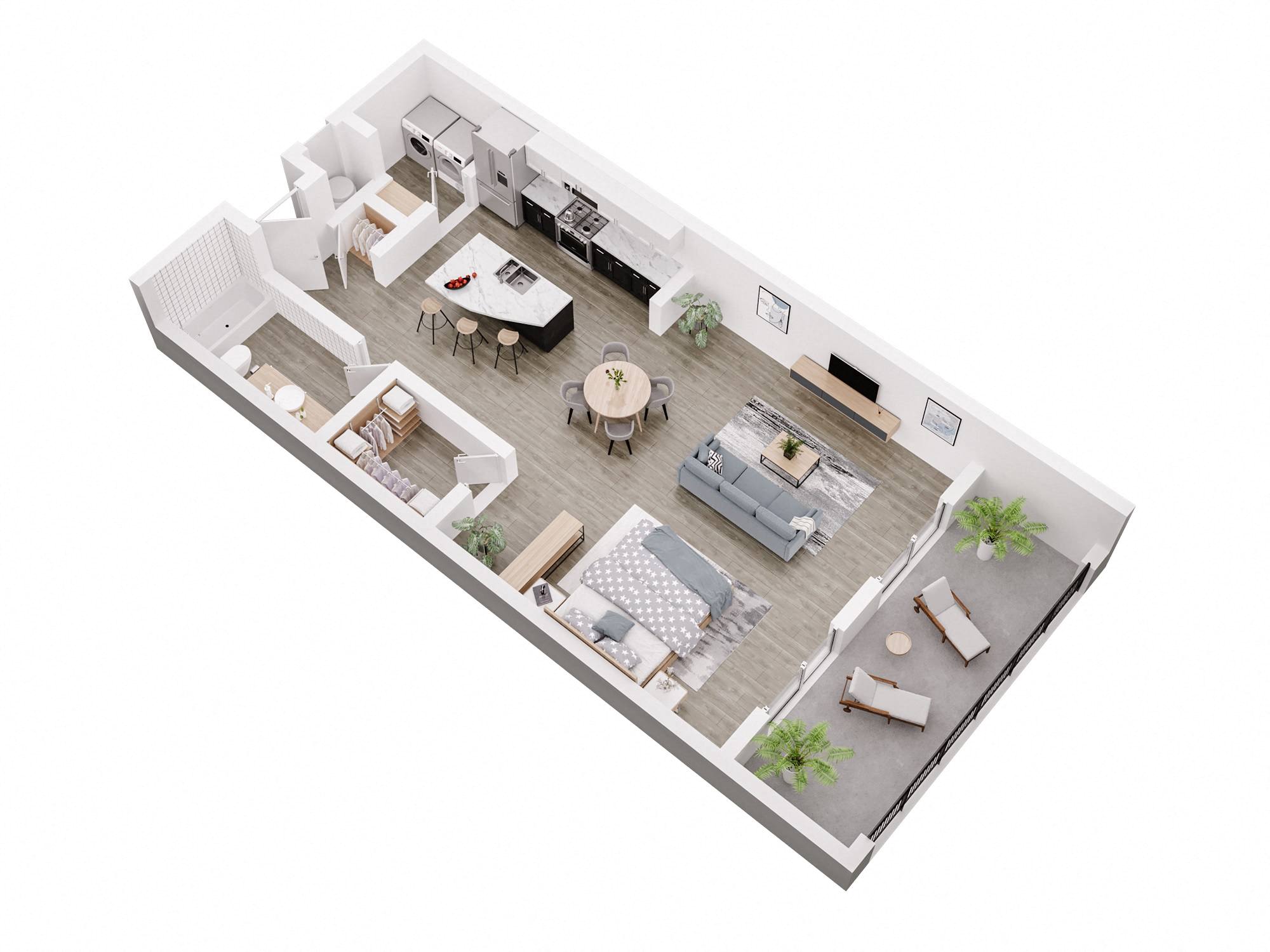 Studio 222 222 floor plan