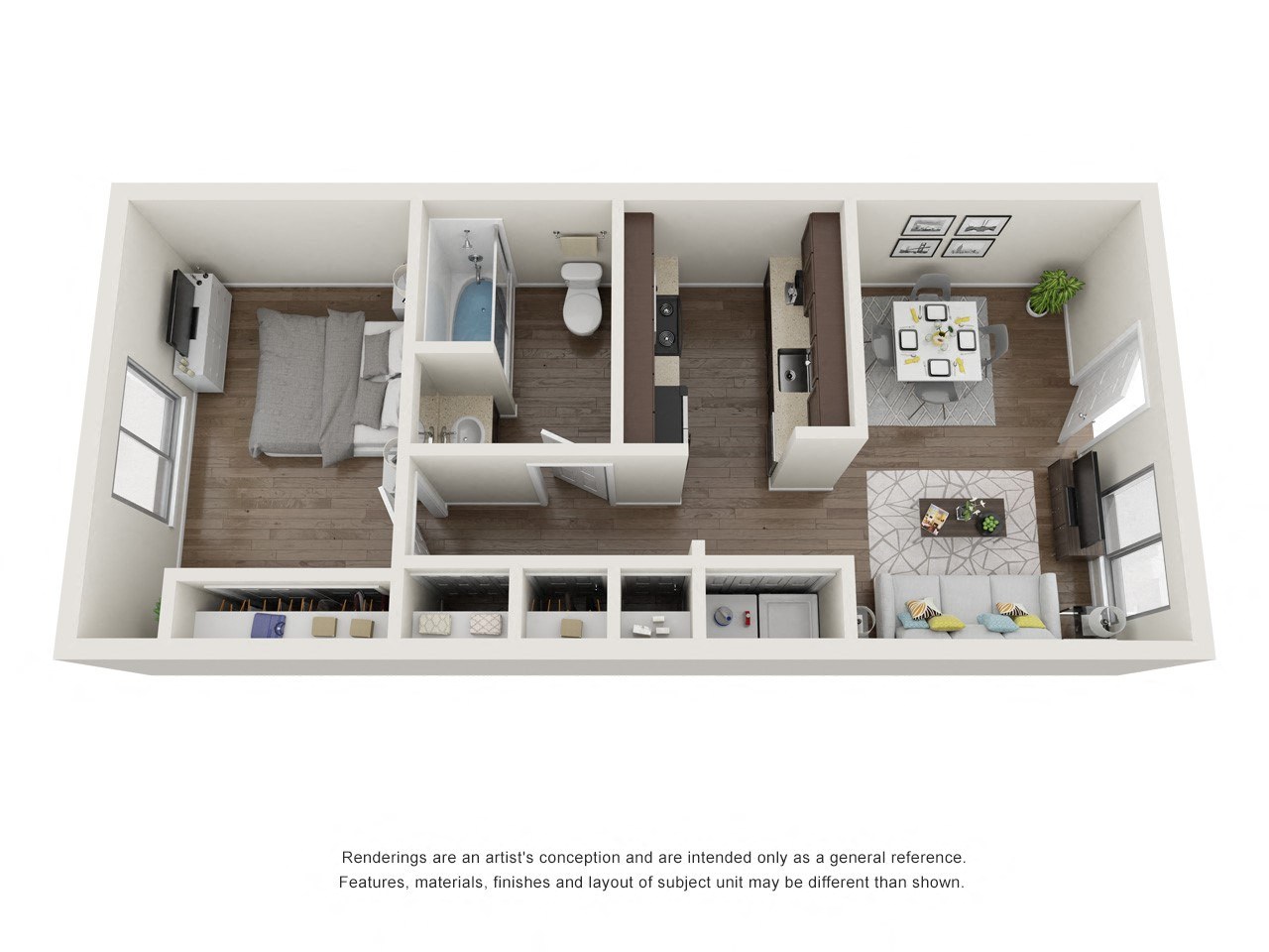 1 bed 1 bath 120 120 floor plan