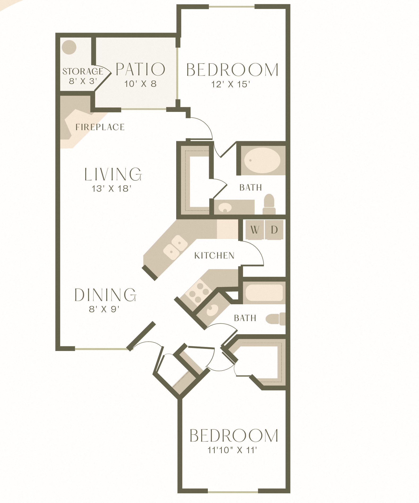 Unit 1123 1123 floor plan