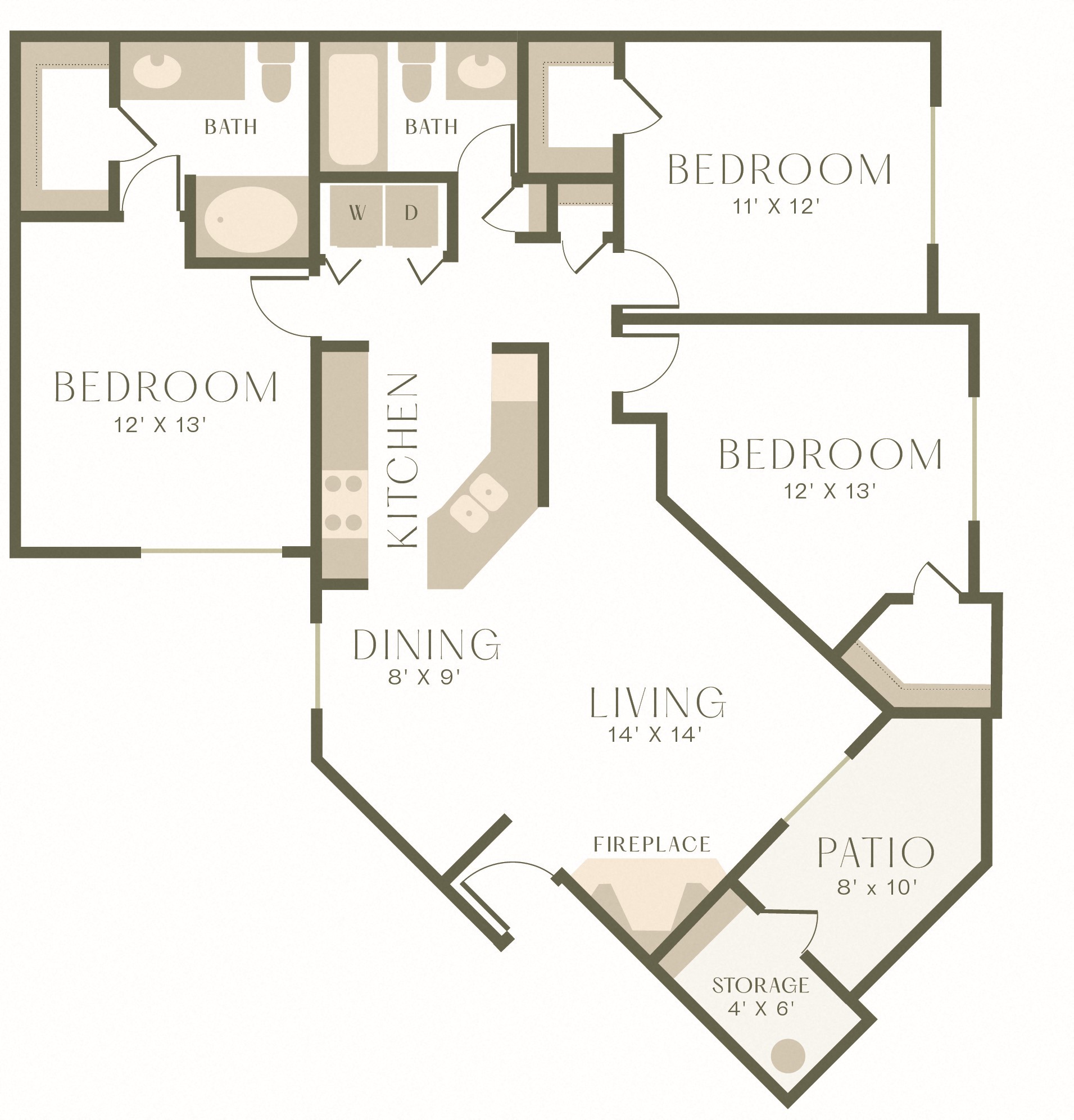 Unit 1117 1117 floor plan