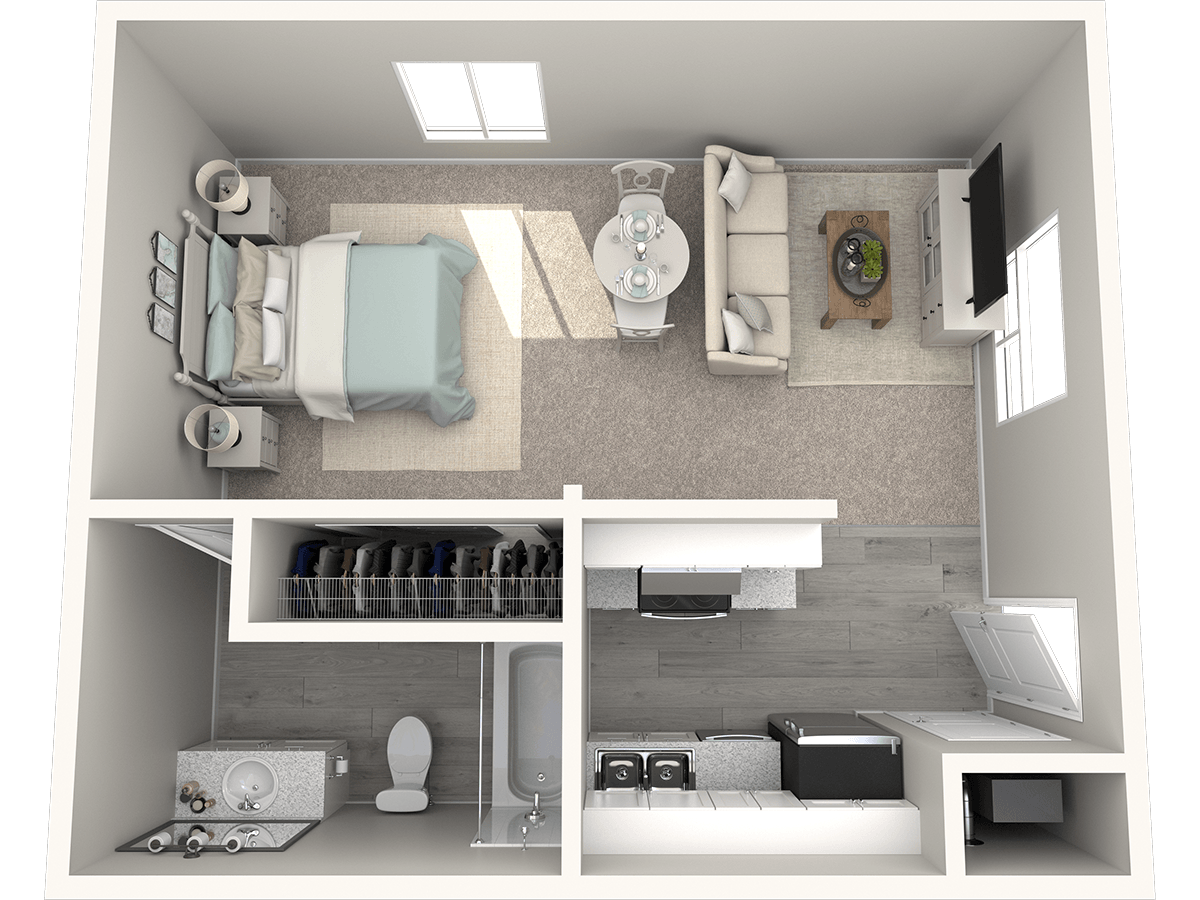 One Bedroom Junior W205 W205 floor plan