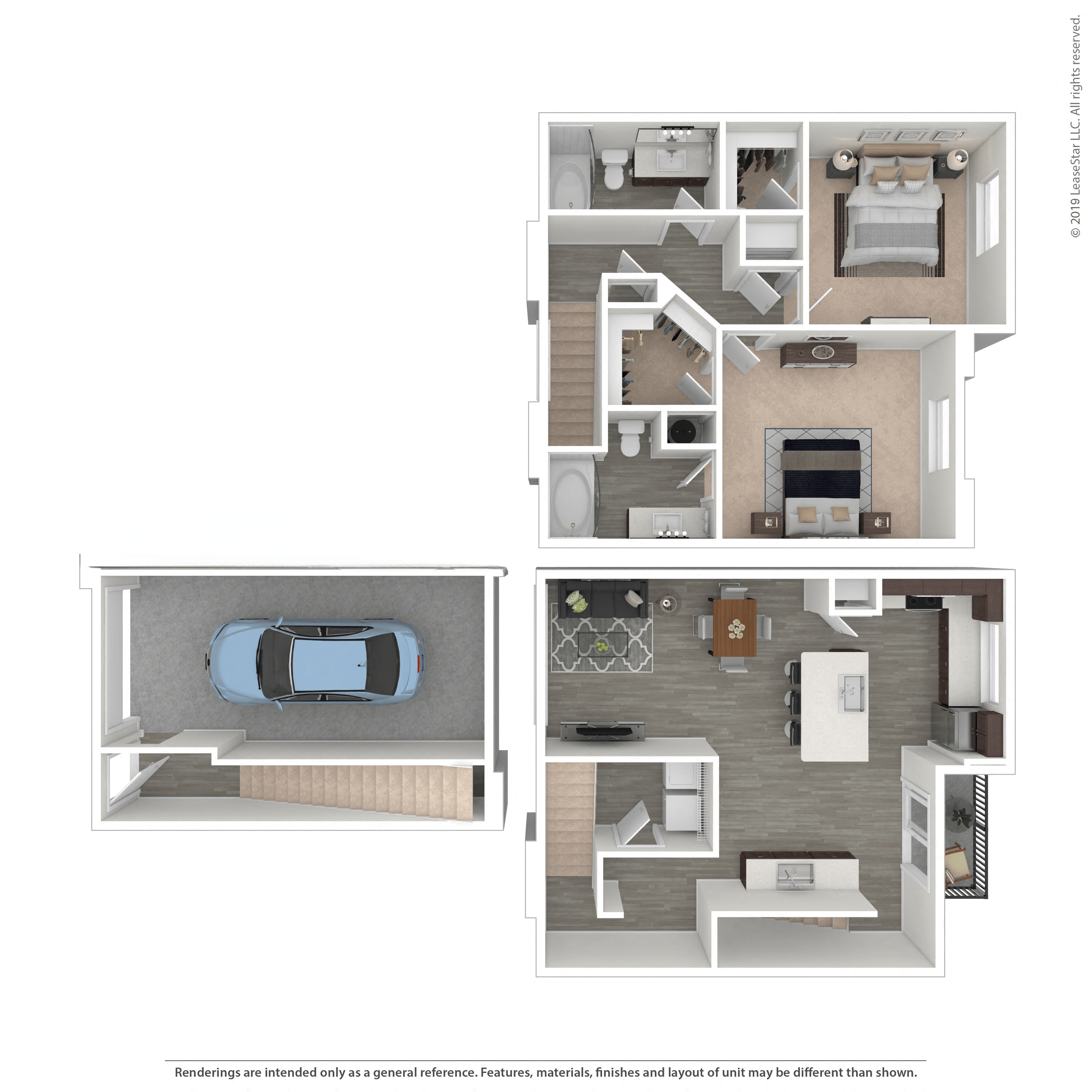 B6 Townhome 234 234 floor plan