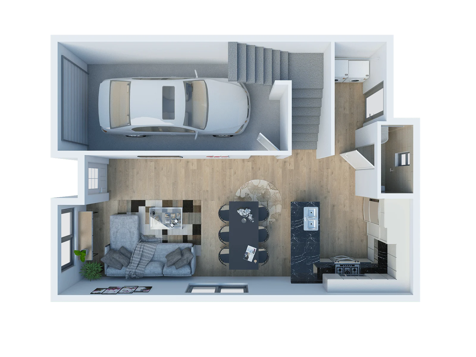 Three Bedroom Two Bathroom W/ Attached Garage 138 138 floor plan