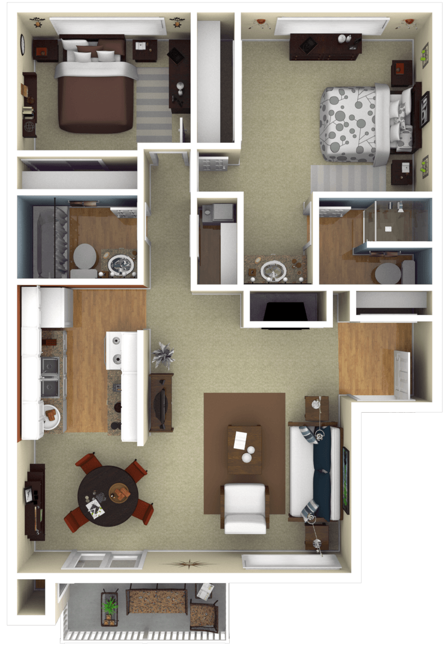 Residence 4 Luxury K010 K010 floor plan