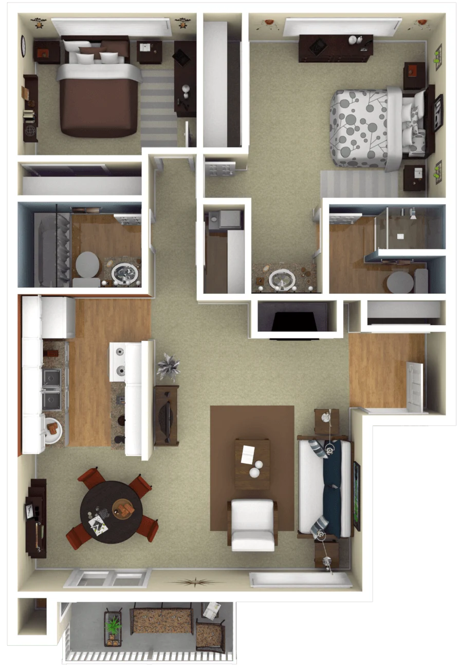 Residence 4 Luxury N007 N007 floor plan