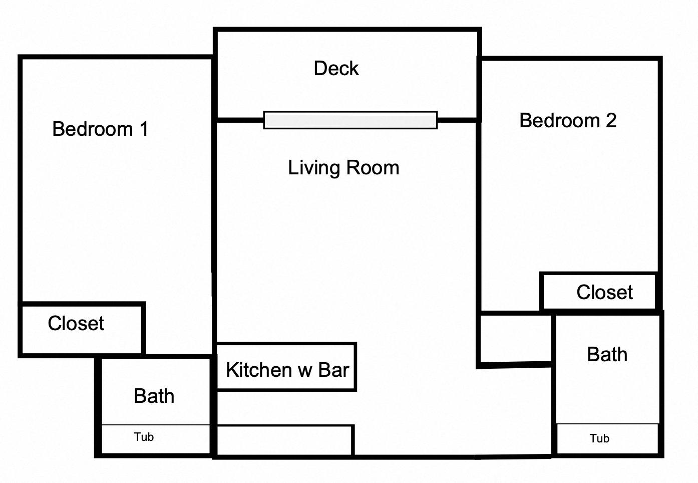 Two Bed - Two Bath 09 09 floor plan