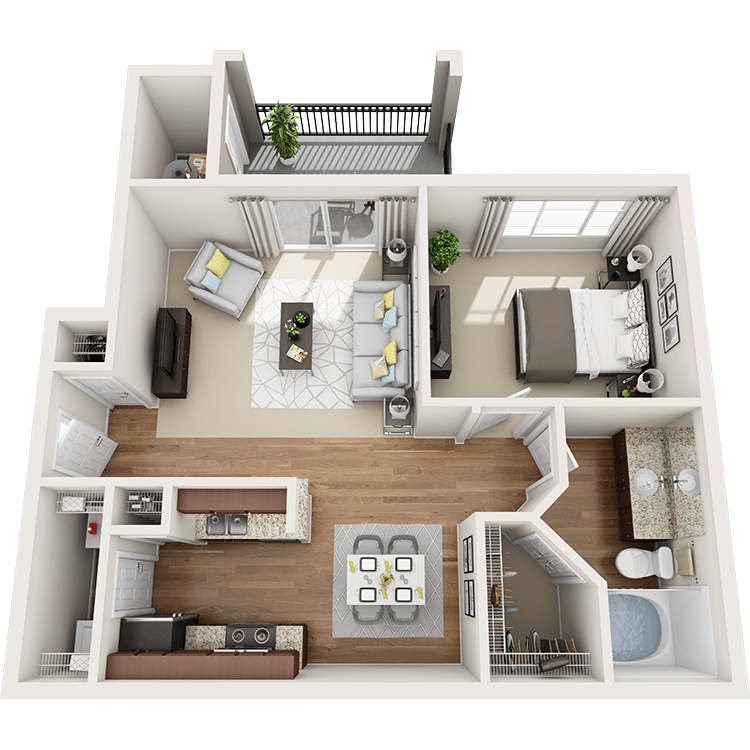 1A 2052 2052 floor plan