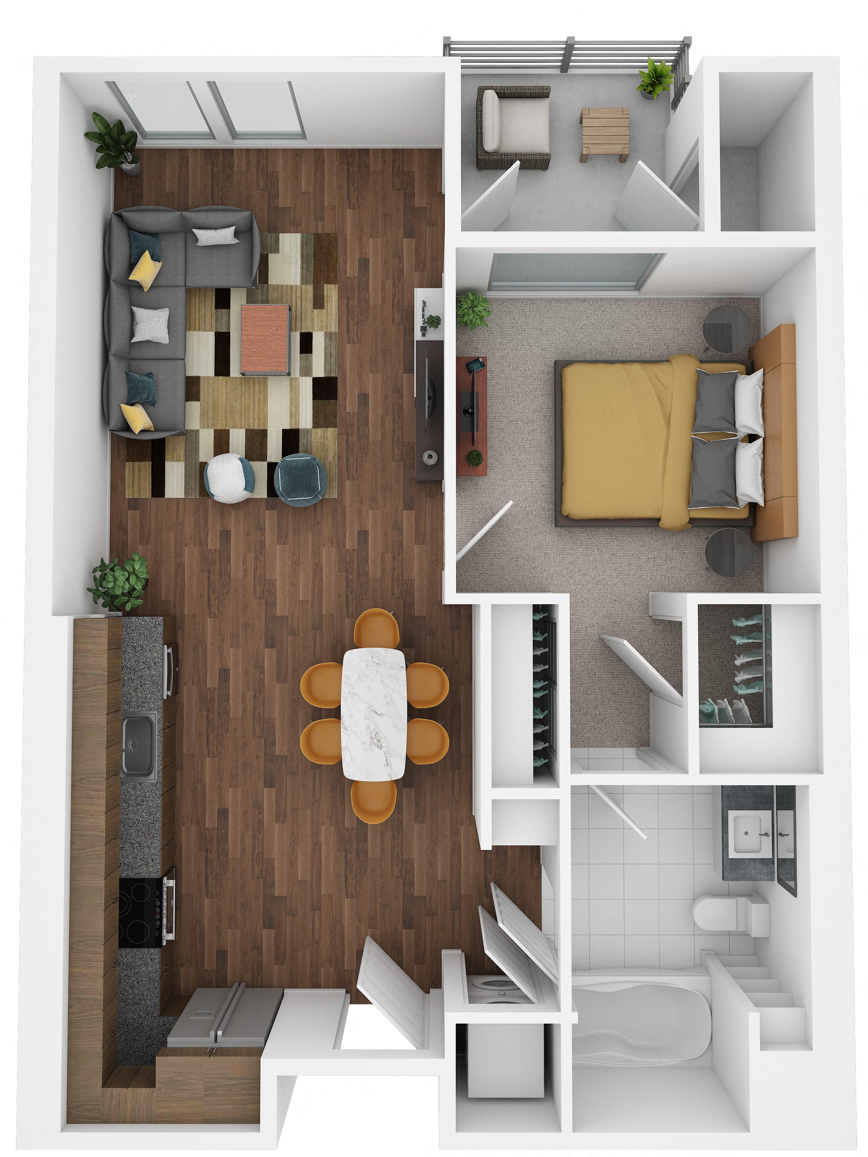 A1C 4-407 4-407 floor plan
