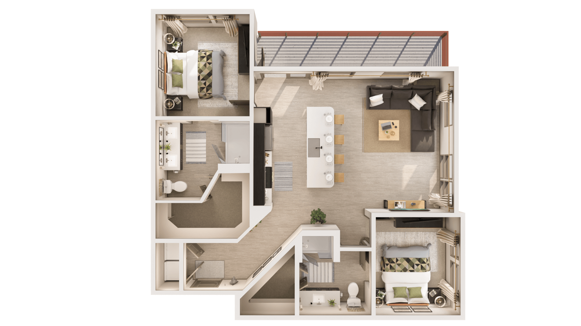 The Harlow B2a 332 332 floor plan