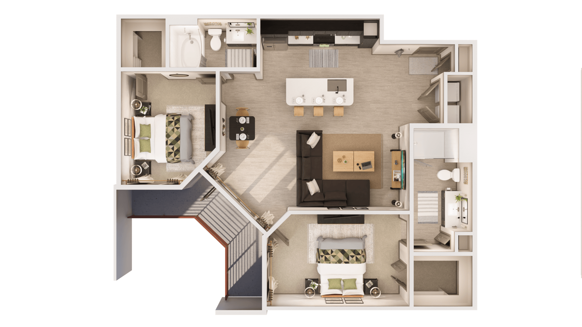 The Dean B3 653 653 floor plan