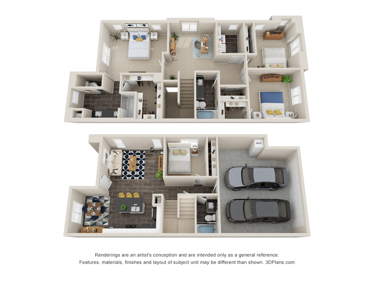 4A 1065 1065 floor plan