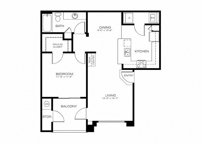 Unit 01105 01105 floor plan