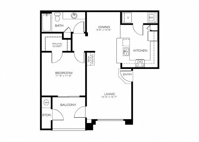 Unit 04309 04309 floor plan