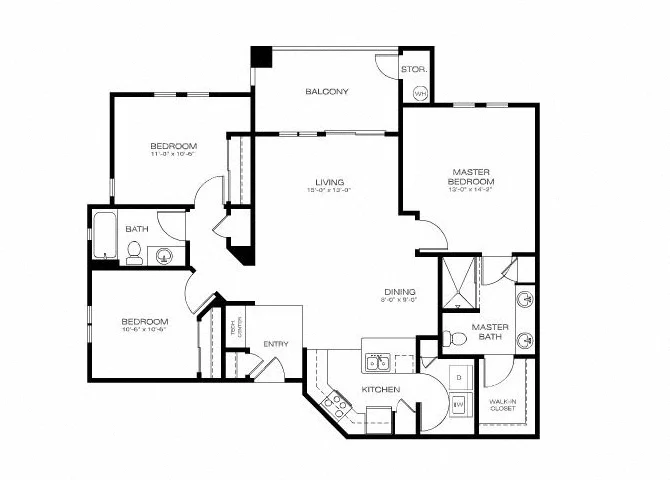 Unit 01101 01101 floor plan