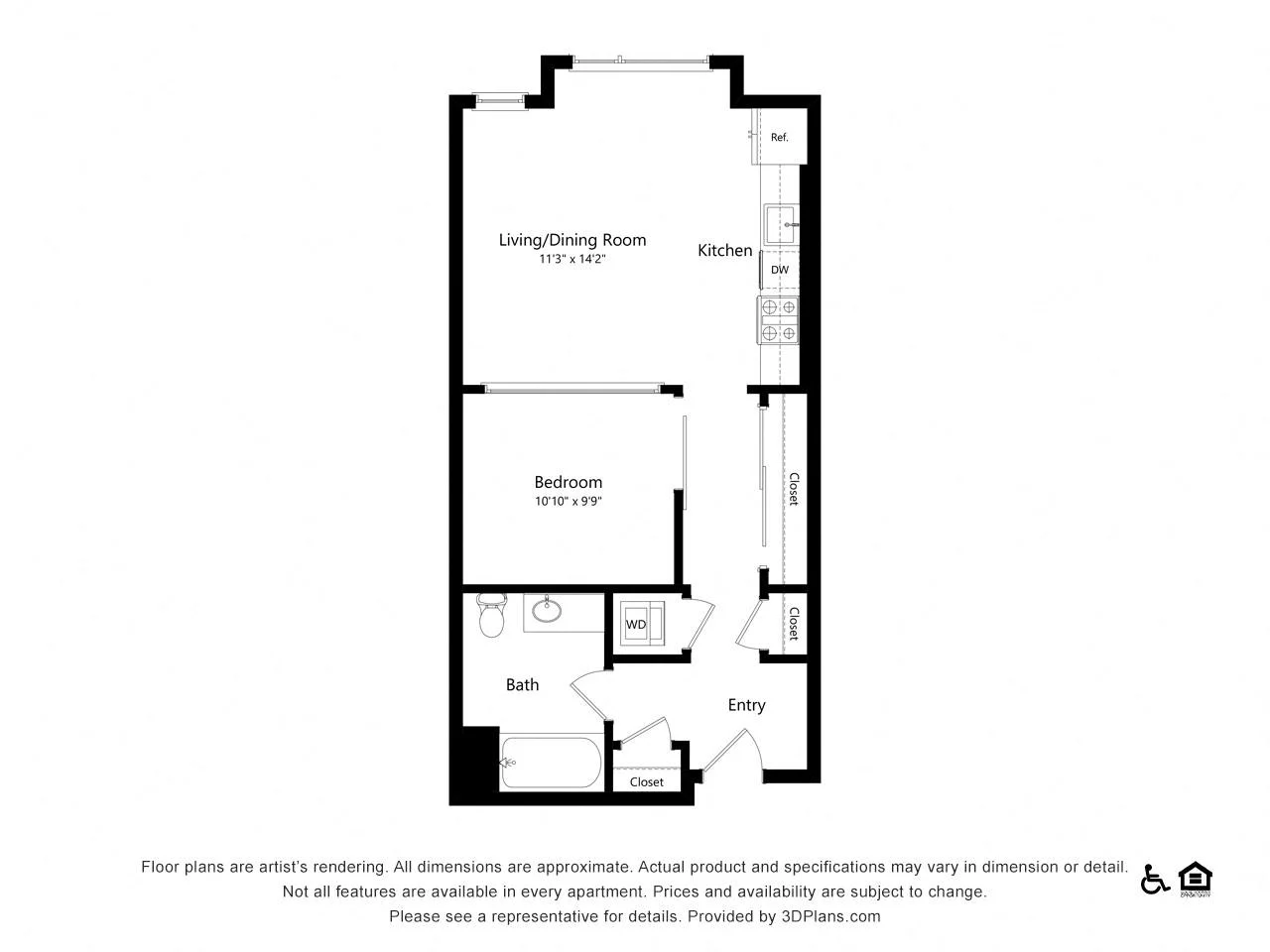 1C-2 3232 3232 floor plan