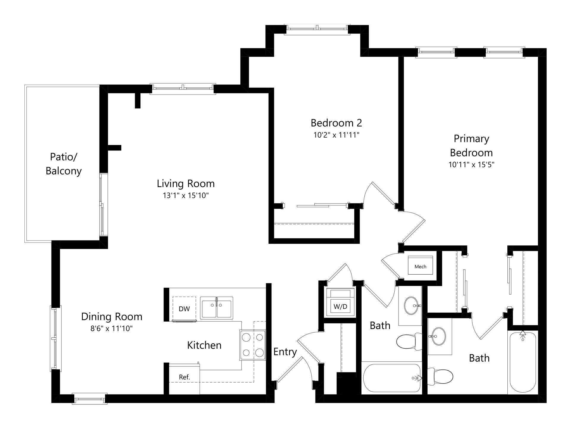 The Willow 085-905 085-905 floor plan