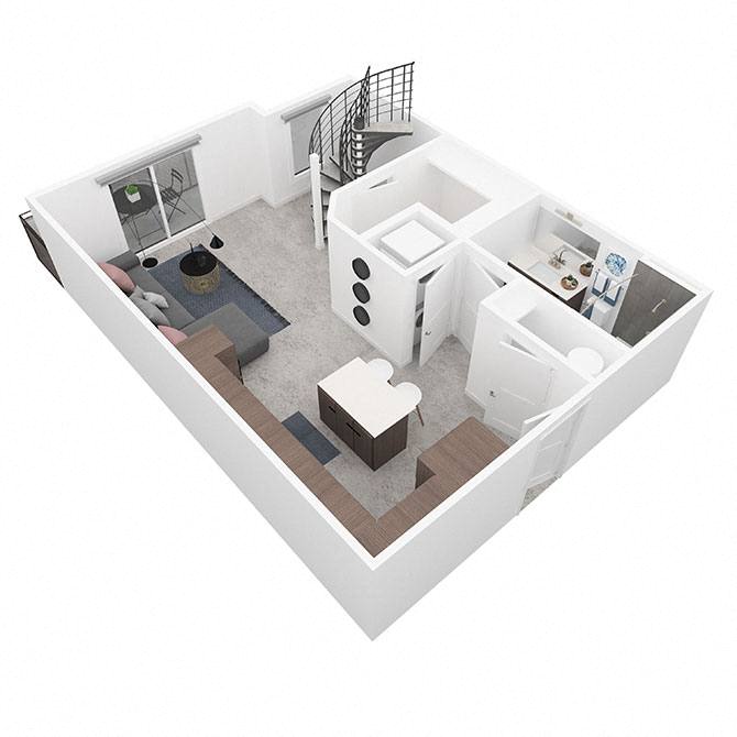 Studio Loft S428 S428 floor plan