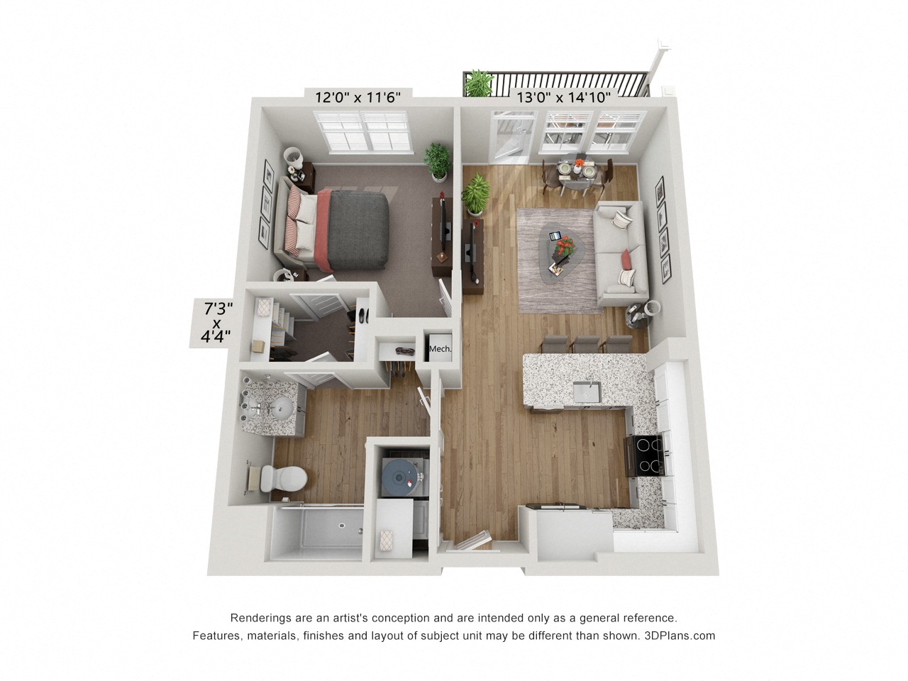 A3 - Cobalt 421 421 floor plan