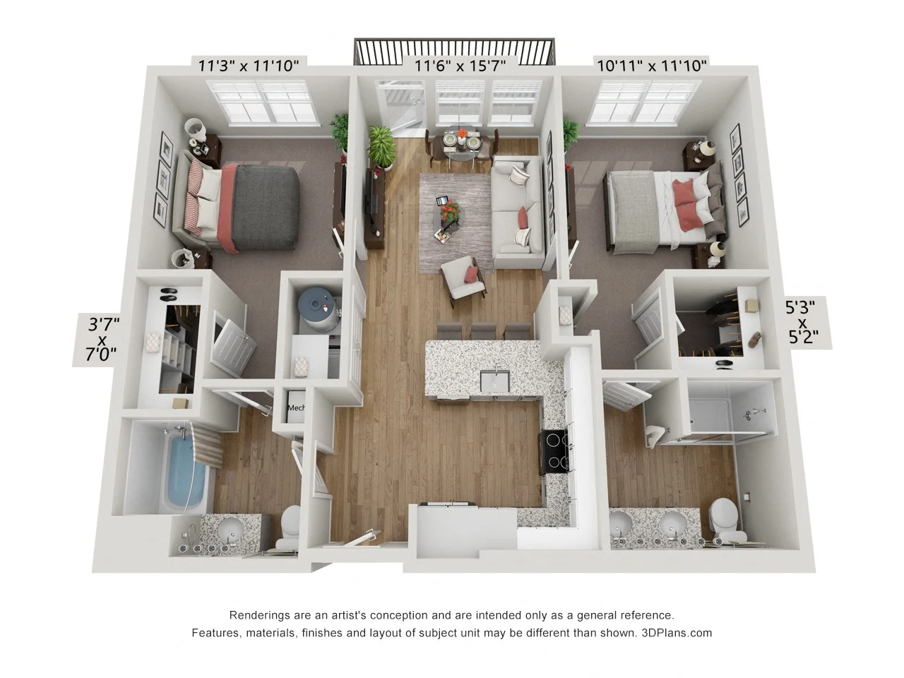 B1 - Lagoon 239 239 floor plan
