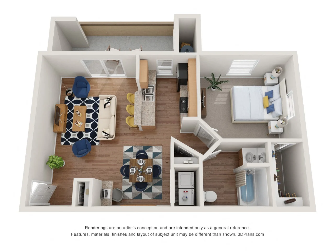 A1 1071 1071 floor plan