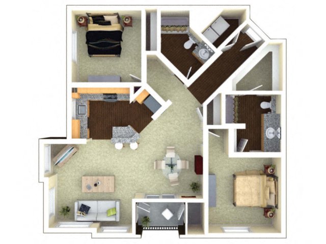 Unit 2410 2410 floor plan