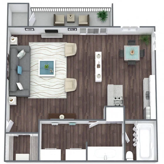 S1: 0 Bed 1 Bath 2023 2023 floor plan