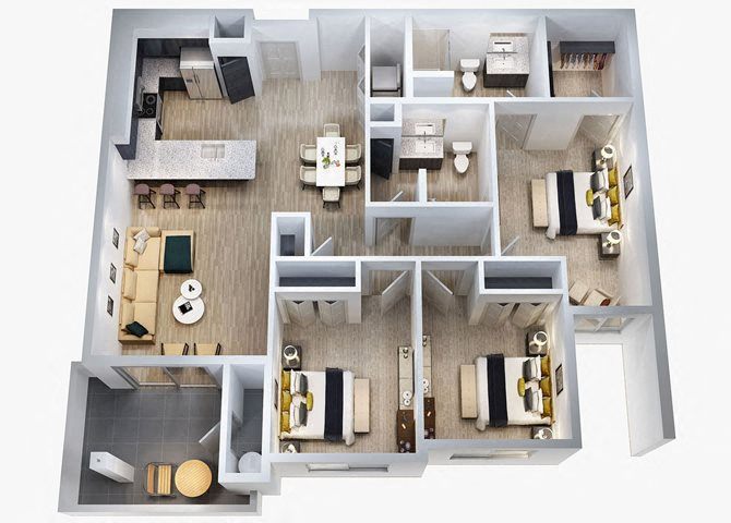 C1 3008 3008 floor plan