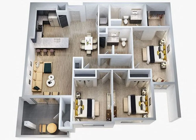 C1 2054 2054 floor plan