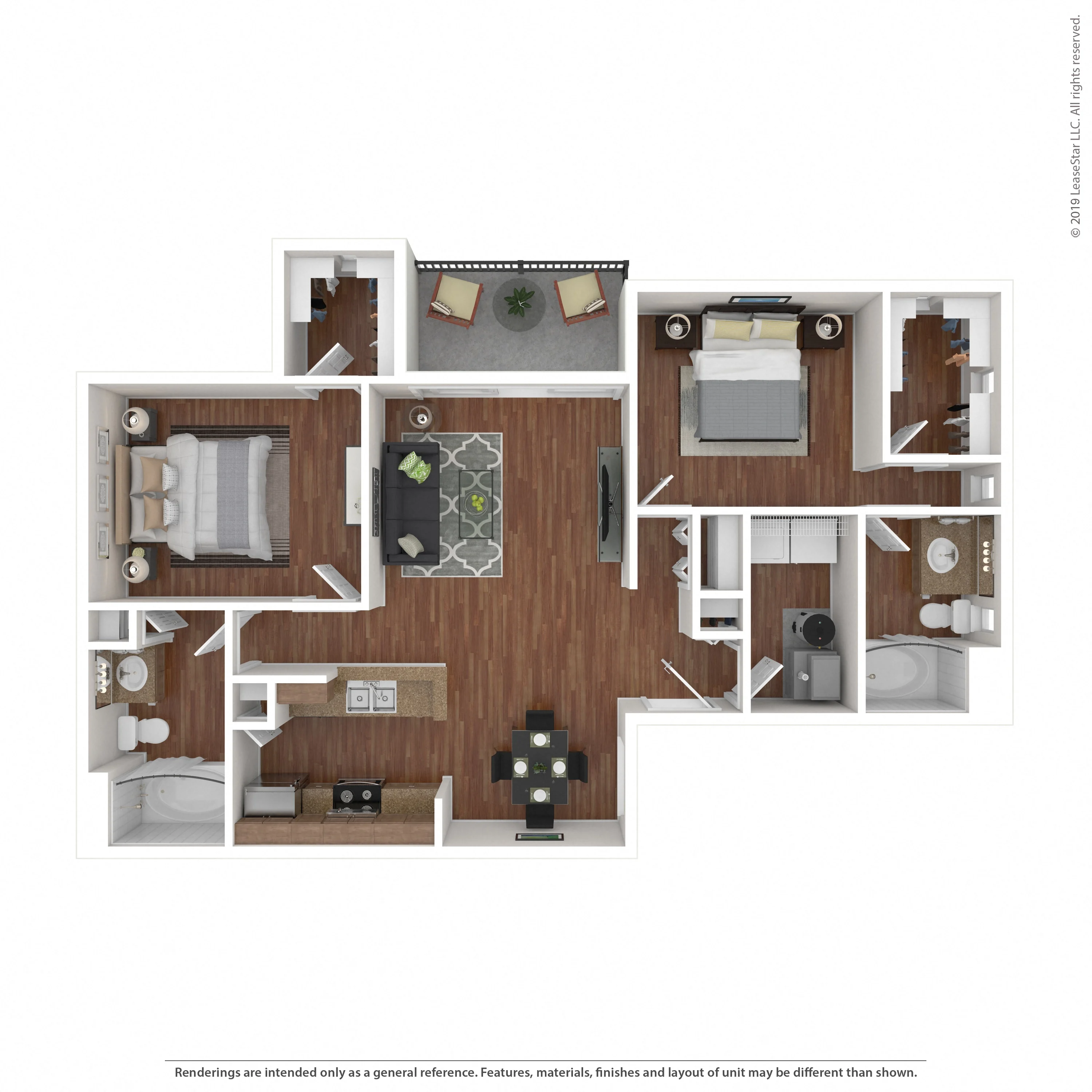 2B-R2 1046 1046 floor plan