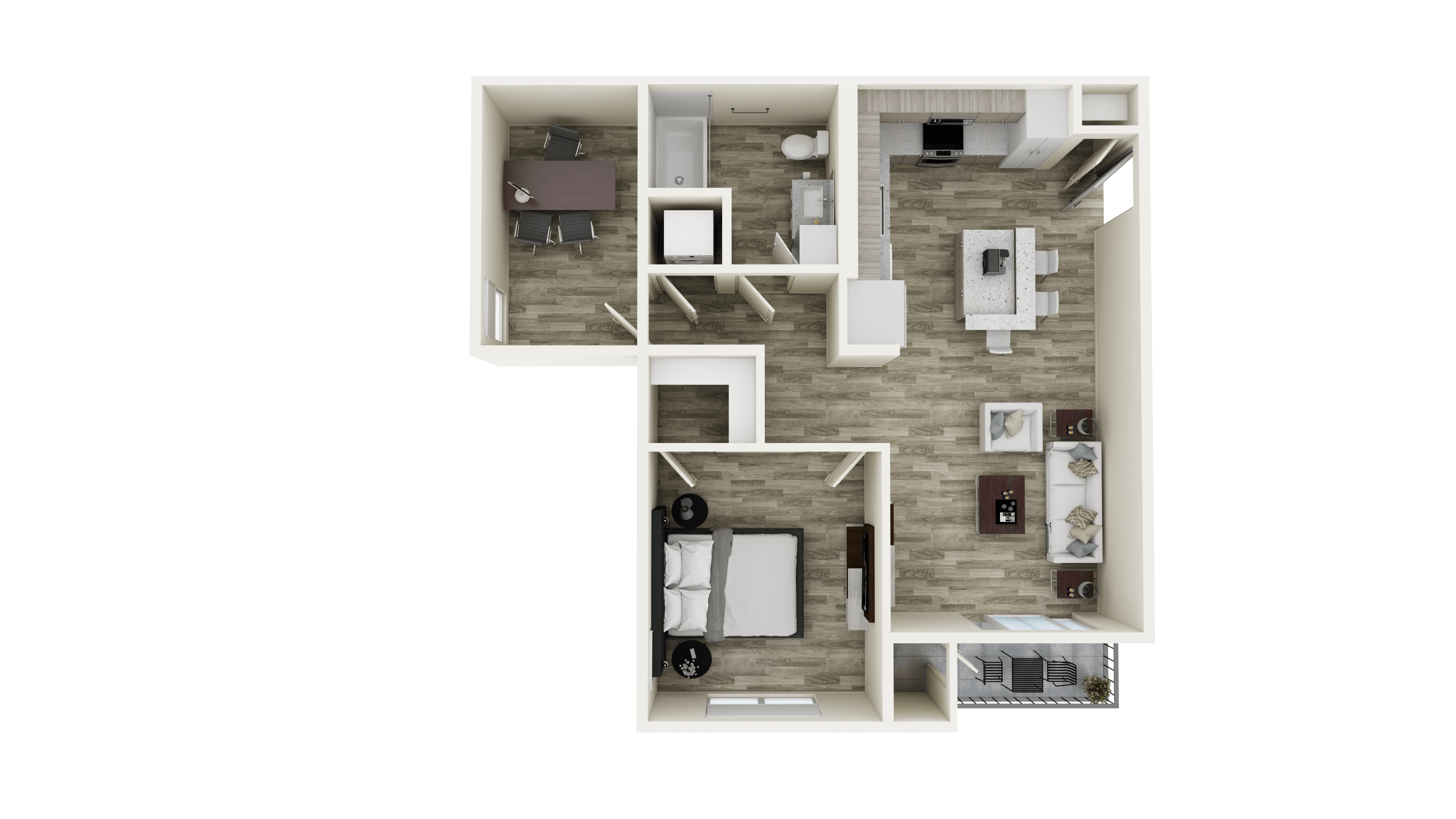 A3 With Den 25-105 25-105 floor plan