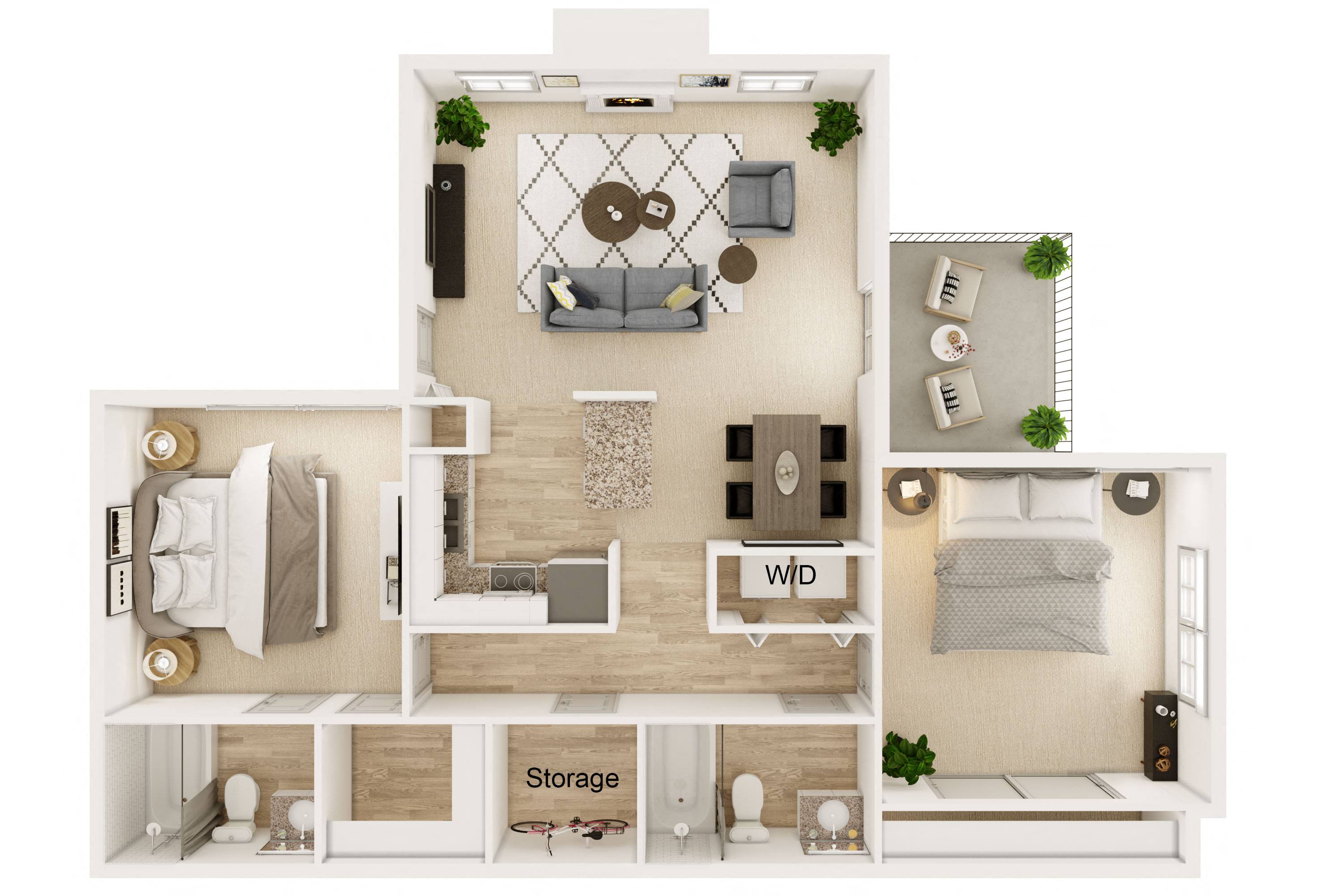 2B2B 531 531 floor plan