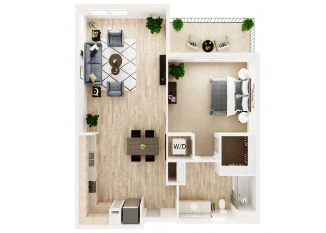 1B1B D 2104 2104 floor plan
