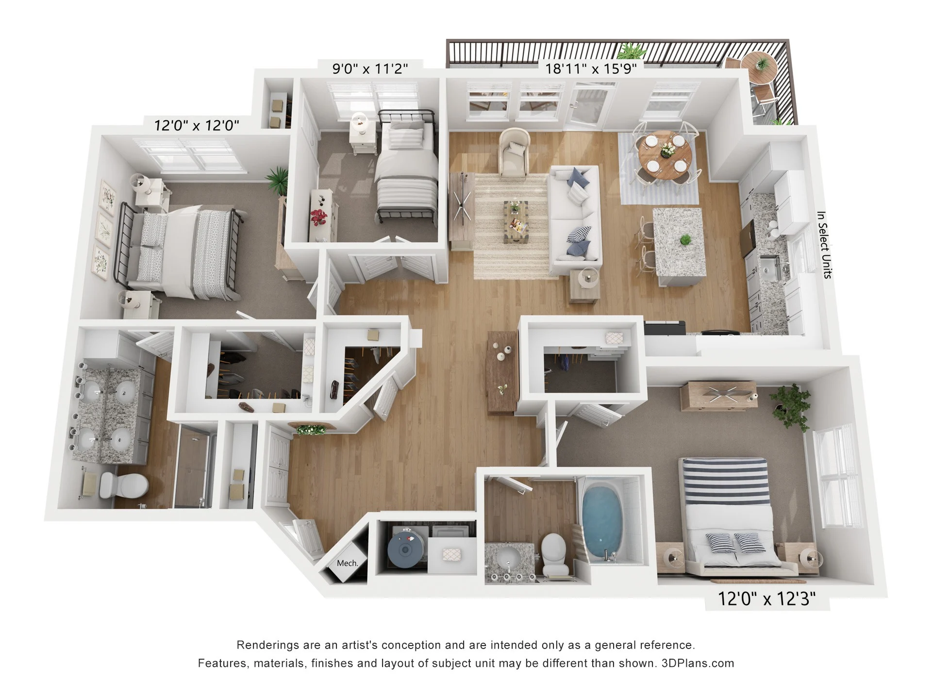 C1B - Amethyst 7103 3201 floor plan