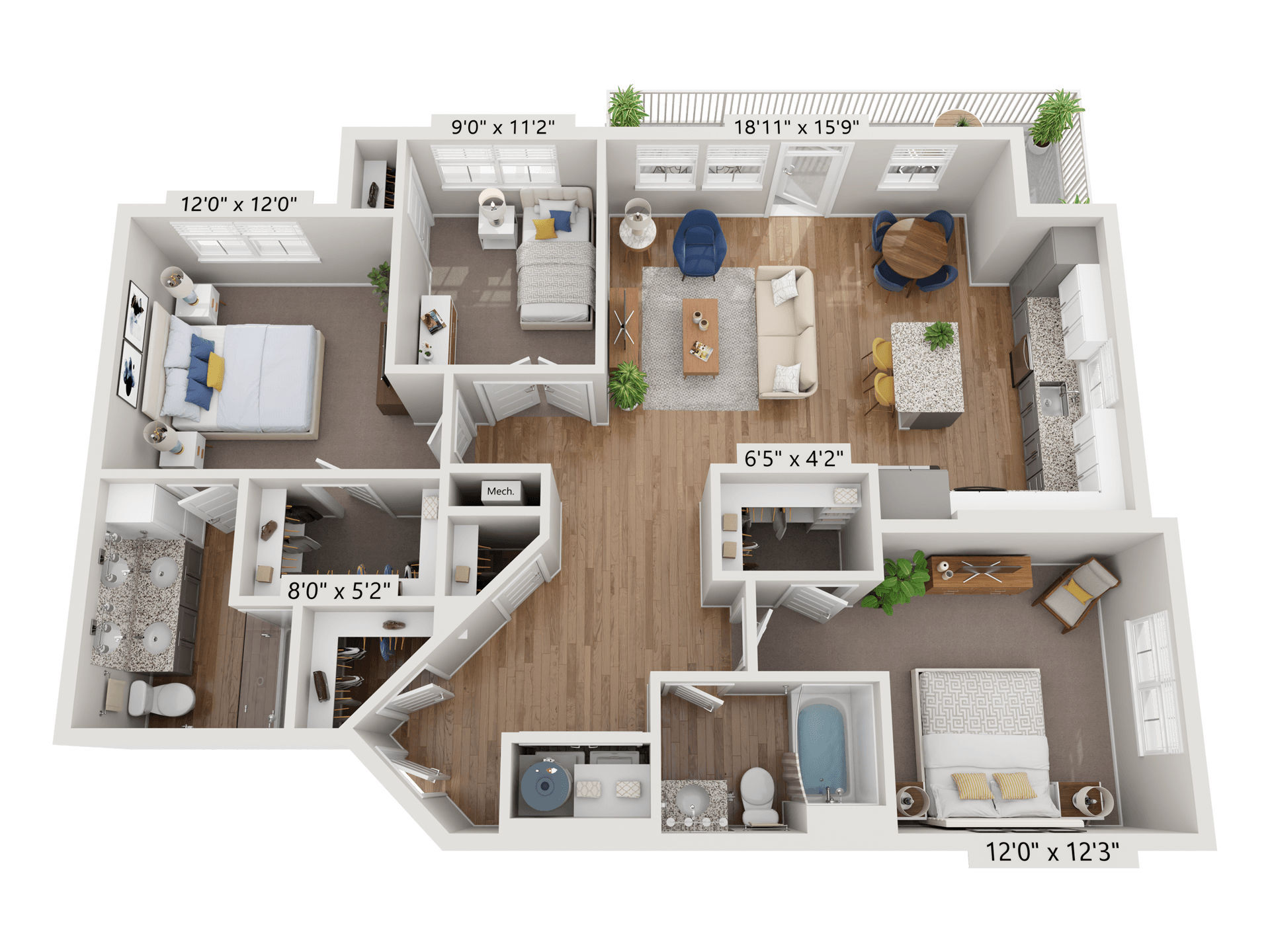 C1A - Amethyst 3225 3225 floor plan