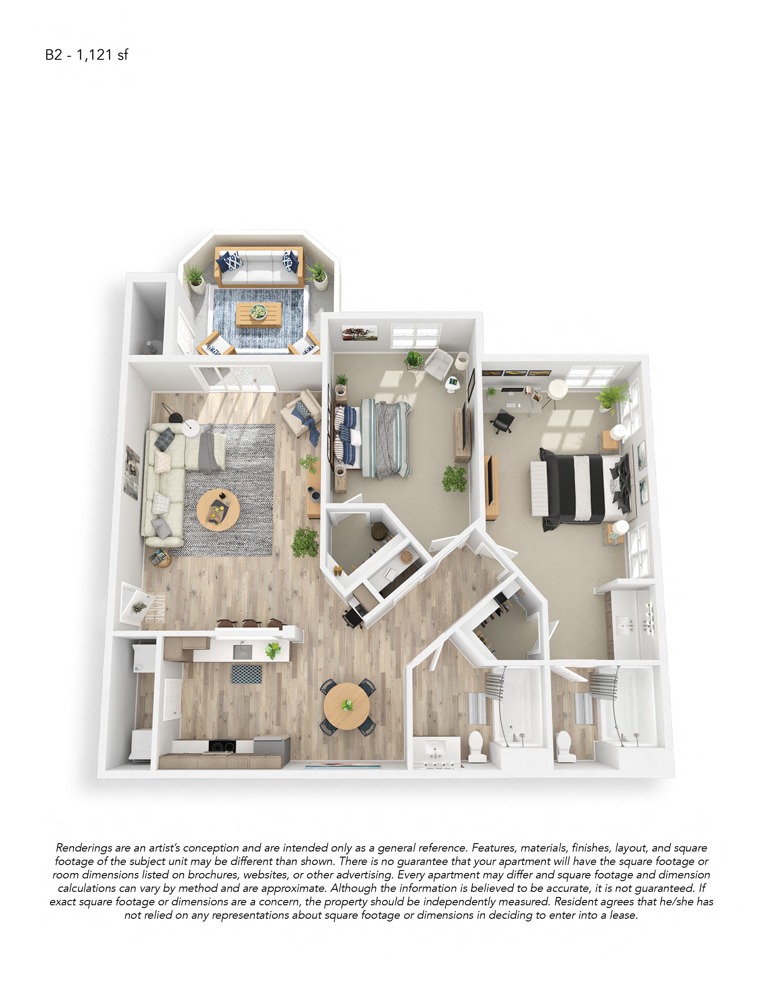 B2 2118 2118 floor plan