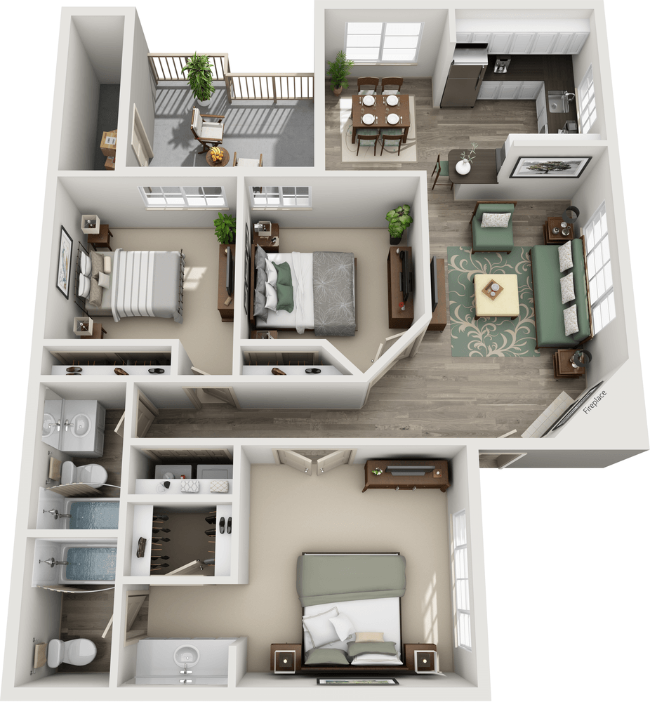 C1 1024 1024 floor plan