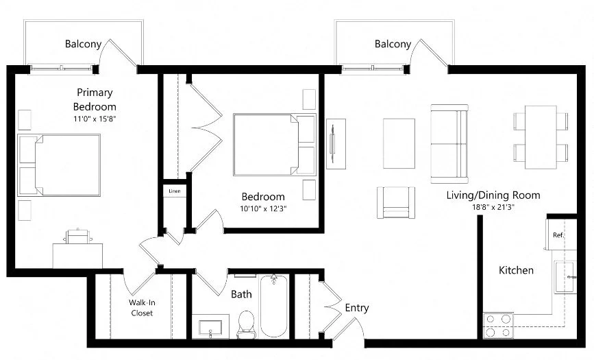 B1-C CK318 CK318 floor plan