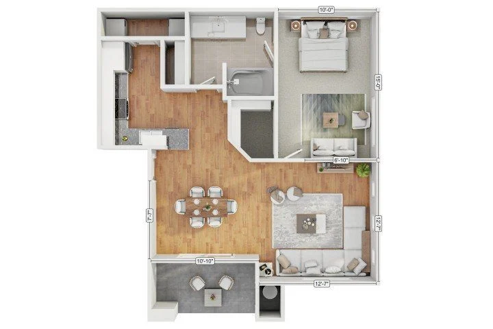 1b1 3032 3032 floor plan