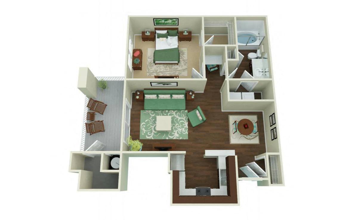 Residence 1 Upgraded 7301 7301 floor plan
